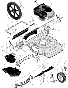Part Location Diagram of F-040433L Murray Instruction Book
